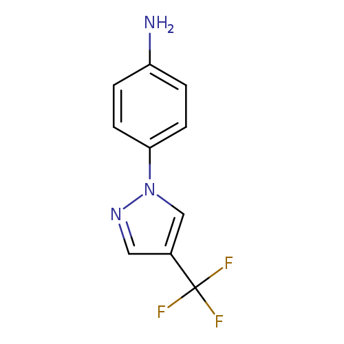 Benzenamine, 4-[4-(trifluoromethyl)-1H-pyrazol-1-yl]-