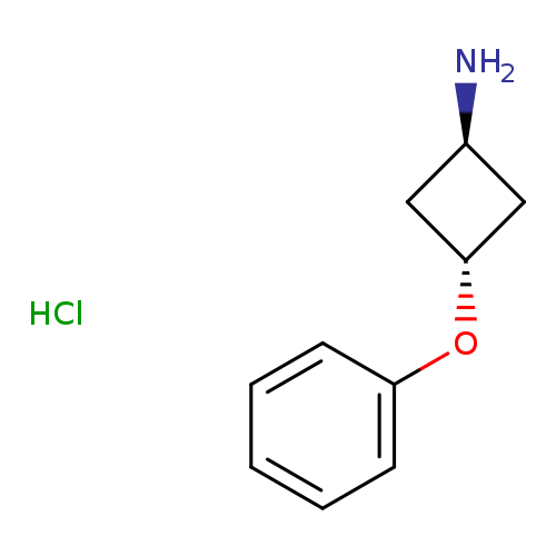 3-phenoxycyclobutanamine hydrochloride, trans, trans