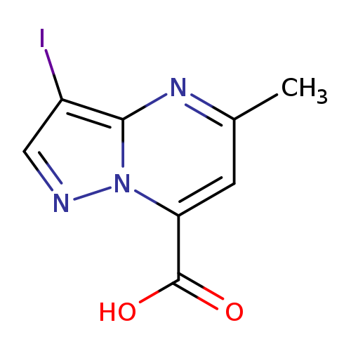 3-Iodo-5-methylpyrazolo[1,5-a]pyrimidine-7-carboxylic acid
