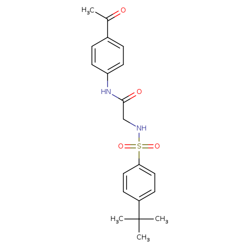 N-(4-acetylphenyl)-2-(4-tert-butylbenzenesulfonamido)acetamide