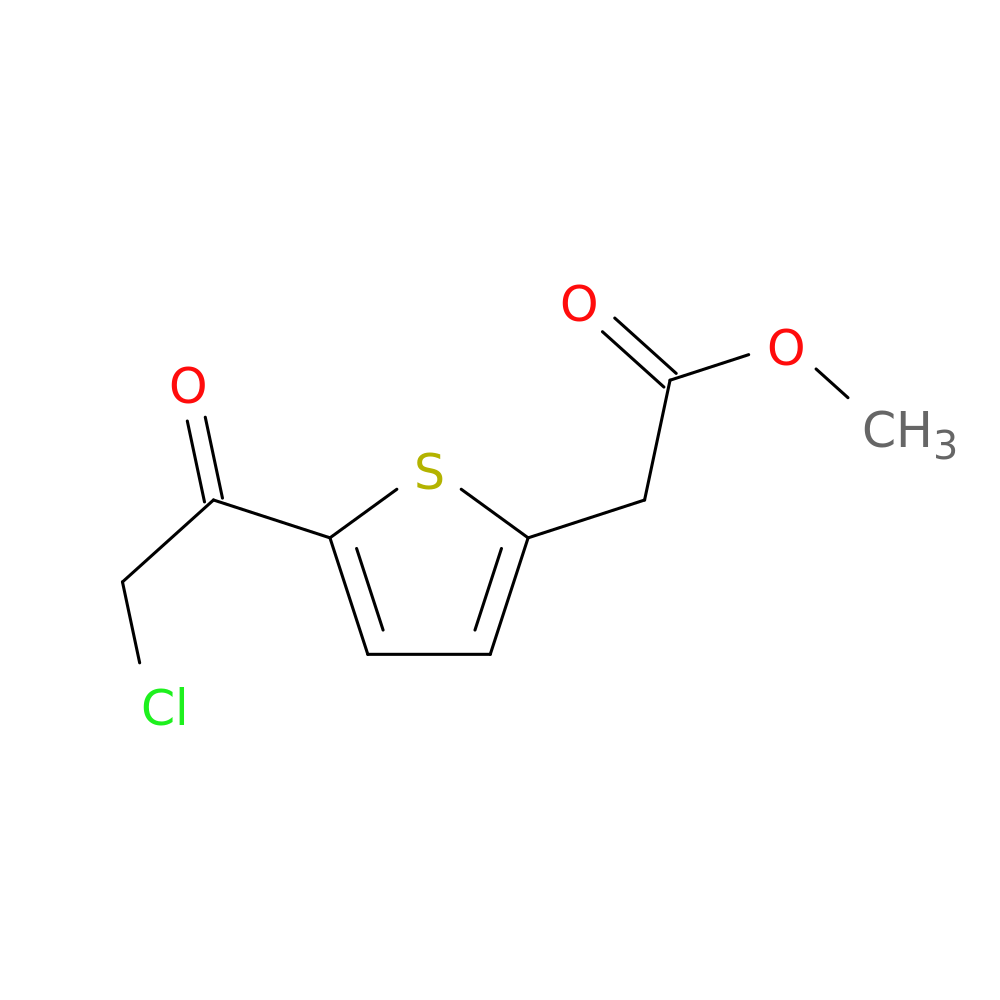 methyl 2-[5-(2-chloroacetyl)thiophen-2-yl]acetate