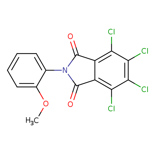 1H-Isoindole-1,3(2H)-dione, 4,5,6,7-tetrachloro-2-(2-methoxyphenyl)-