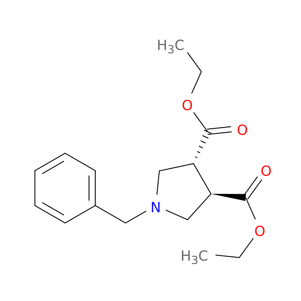 Diethyl (3R,4R)-1-benzylpyrrolidine-3,4-dicarboxylate