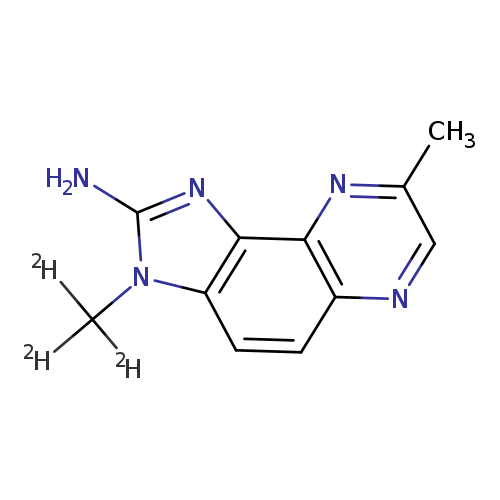 3H-Imidazo[4,5-f]quinoxalin-2-amine, 8-methyl-3-(methyl-d3)- (9CI)