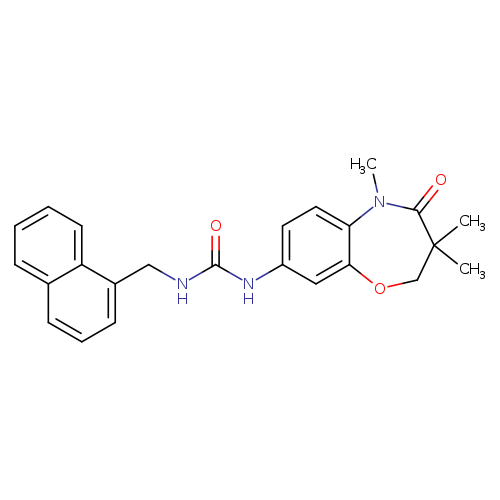 1-[(naphthalen-1-yl)methyl]-3-(3,3,5-trimethyl-4-oxo-2,3,4,5-tetrahydro-1,5-benzoxazepin-8-yl)urea