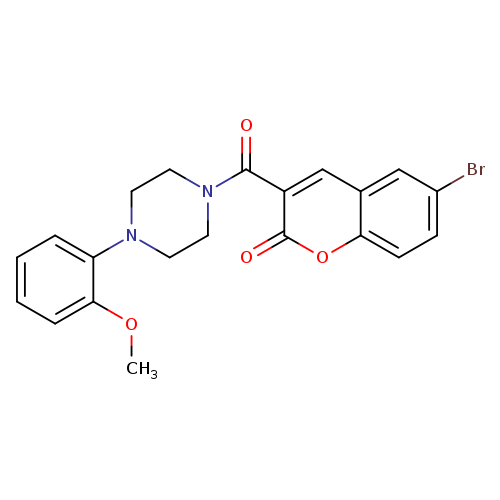 6-bromo-3-[4-(2-methoxyphenyl)piperazine-1-carbonyl]-2H-chromen-2-one