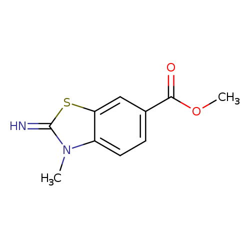 Methyl 2-imino-3-methyl-2,3-dihydro-1,3-benzothiazole-6-carboxylate