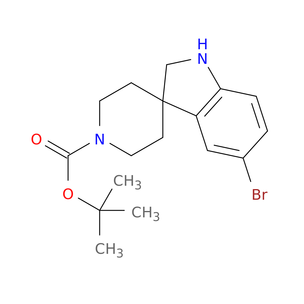 tert-Butyl 5-bromospiro[indoline-3,4'-piperidine]-1'-carboxylate