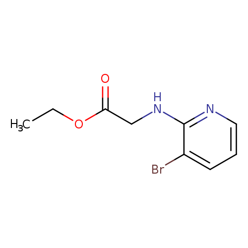 ethyl2-[(3-bromopyridin-2-yl)amino]acetate
