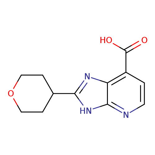 2-(Oxan-4-yl)-3h-imidazo[4,5-b]pyridine-7-carboxylic acid