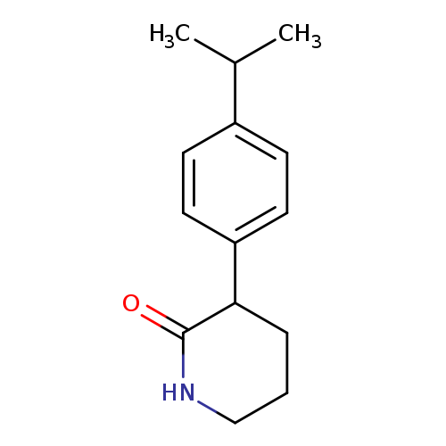 3-[4-(propan-2-yl)phenyl]piperidin-2-one