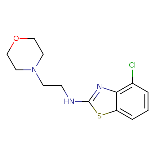 4-Chloro-N-(2-morpholin-4-ylethyl)-1,3-benzothiazol-2-amine