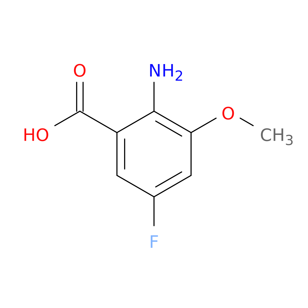 2-Amino-5-fluoro-3-methoxybenzoic acid