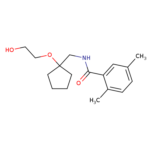 N-{[1-(2-hydroxyethoxy)cyclopentyl]methyl}-2,5-dimethylbenzamide