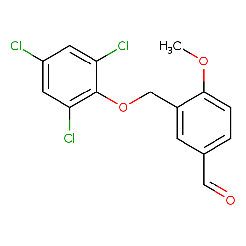 4-Methoxy-3-((2,4,6-trichlorophenoxy)methyl)benzaldehyde