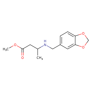 methyl 3-{[(2H-1,3-benzodioxol-5-yl)methyl]amino}butanoate
