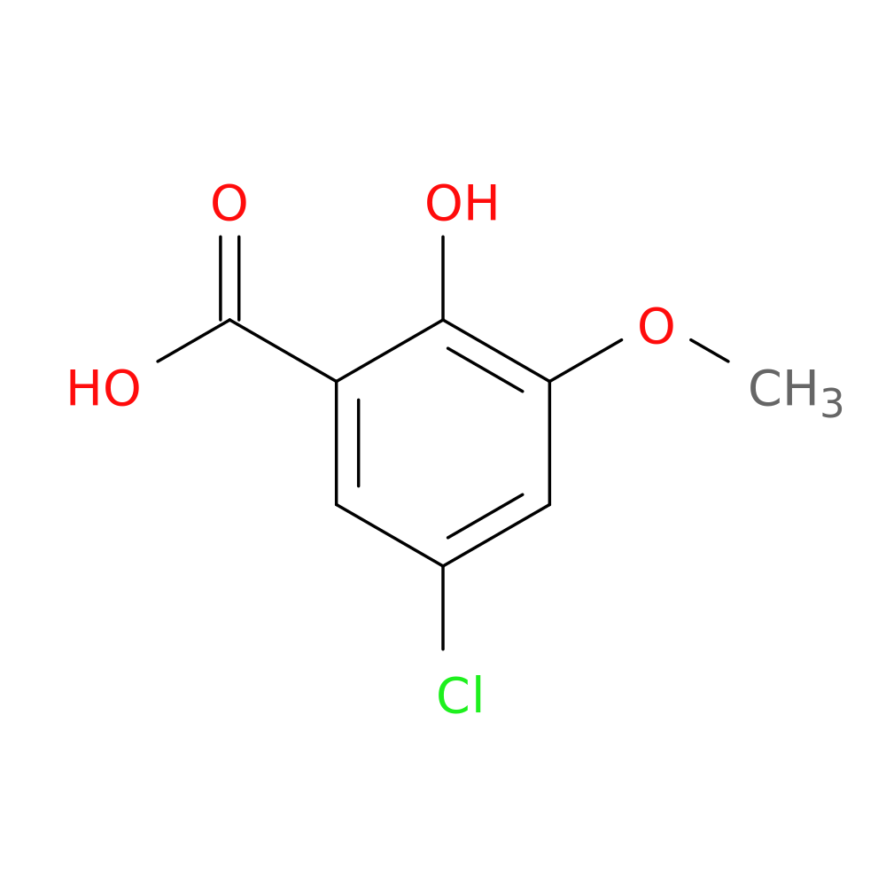 5-Chloro-2-hydroxy-3-methoxybenzoic acid