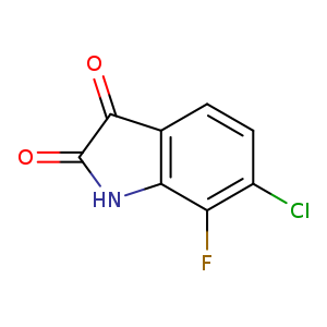 6-Chloro-7-fluoro-1H-indole-2,3-dione