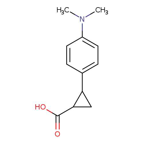 2-[4-(dimethylamino)phenyl]cyclopropane-1-carboxylic acid