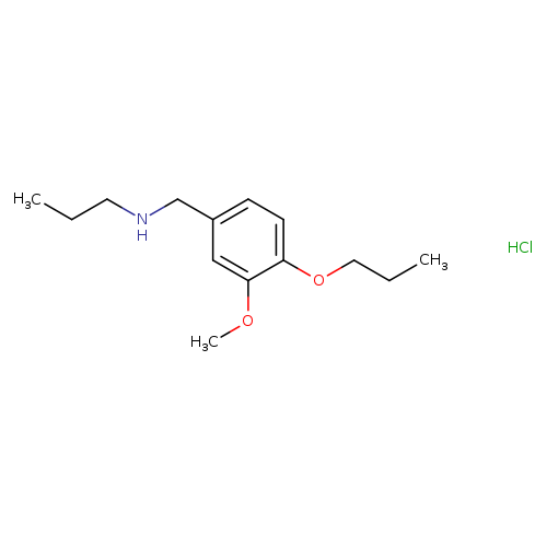 [(3-methoxy-4-propoxyphenyl)methyl](propyl)amine hydrochloride
