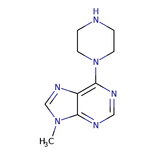 9-methyl-6-(piperazin-1-yl)-9H-purine