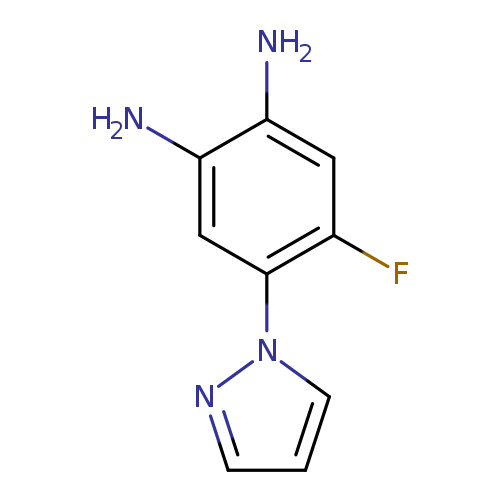 4-fluoro-5-(1H-pyrazol-1-yl)benzene-1,2-diamine