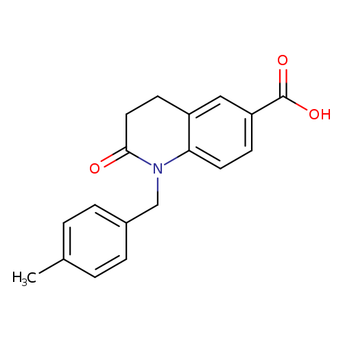 1-(4-Methylbenzyl)-2-oxo-1,2,3,4-tetrahydroquinoline-6-carboxylic acid
