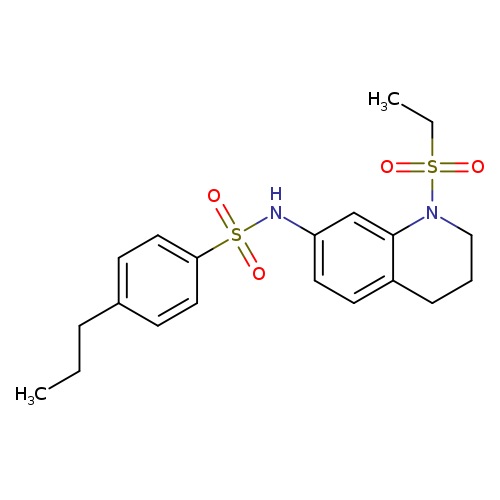 N-[1-(ethanesulfonyl)-1,2,3,4-tetrahydroquinolin-7-yl]-4-propylbenzene-1-sulfonamide