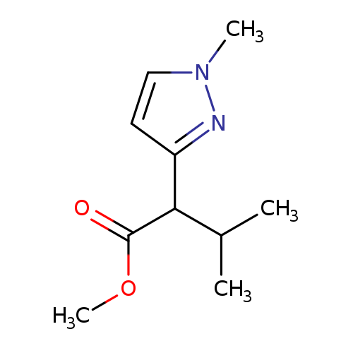 methyl3-methyl-2-(1-methyl-1H-pyrazol-3-yl)butanoate