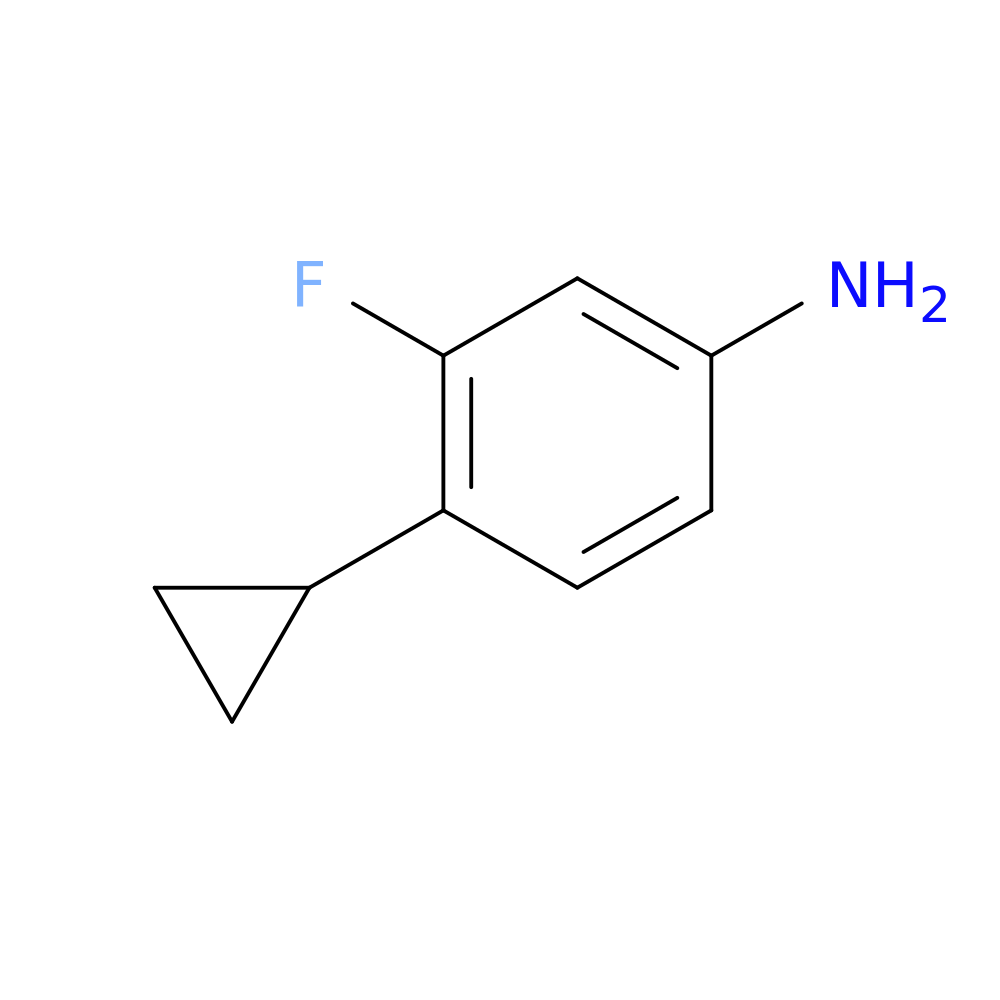 4-Cyclopropyl-3-fluoroaniline