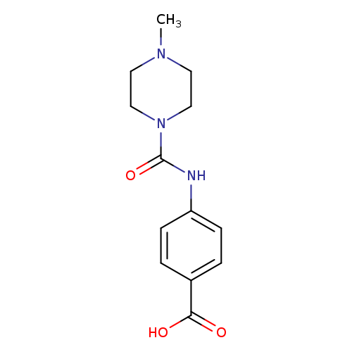 4-[(4-methylpiperazine-1-carbonyl)amino]benzoic acid