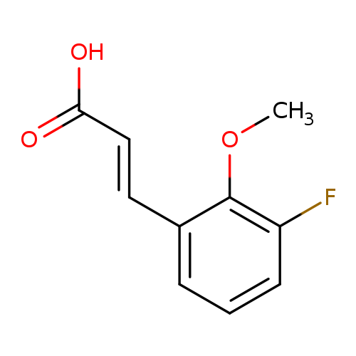 3-Fluoro-2-methoxycinnamic acid