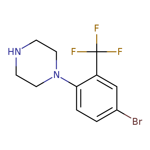 1-[4-bromo-2-(trifluoromethyl)phenyl]piperazine