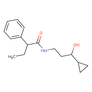 N-(3-cyclopropyl-3-hydroxypropyl)-2-phenylbutanamide