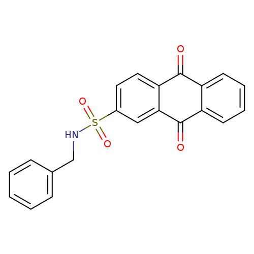 N-benzyl-9,10-dioxo-9,10-dihydroanthracene-2-sulfonamide