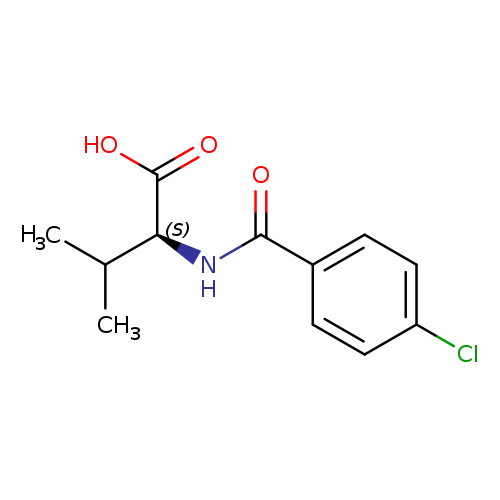 (2S)-2-[(4-chlorophenyl)formamido]-3-methylbutanoic acid