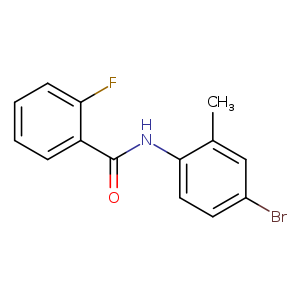N-(4-bromo-2-methylphenyl)-2-fluorobenzamide