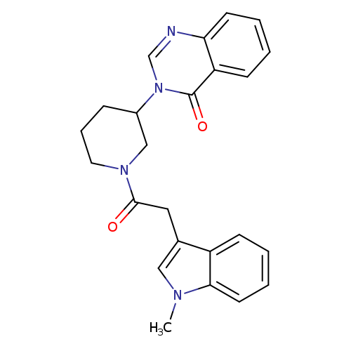 3-{1-[2-(1-methyl-1H-indol-3-yl)acetyl]piperidin-3-yl}-3,4-dihydroquinazolin-4-one