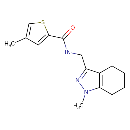 4-methyl-N-[(1-methyl-4,5,6,7-tetrahydro-1H-indazol-3-yl)methyl]thiophene-2-carboxamide