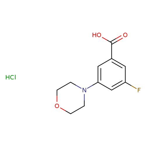 3-fluoro-5-(morpholin-4-yl)benzoic acid hydrochloride