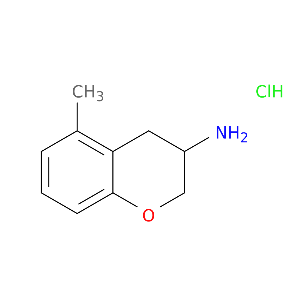5-Methyl-3,4-dihydro-2H-1-benzopyran-3-amine hydrochloride
