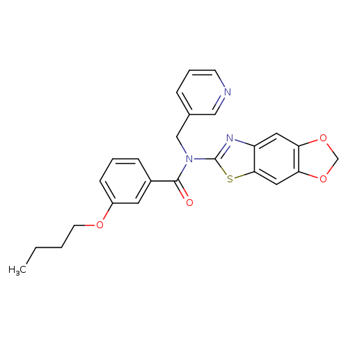 3-butoxy-N-{4,6-dioxa-10-thia-12-azatricyclo[7.3.0.0^{3,7}]dodeca-1(9),2,7,11-tetraen-11-yl}-N-[(pyridin-3-yl)methyl]benzamide
