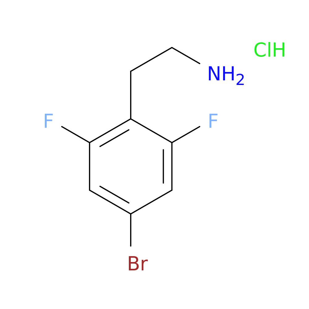 2-(4-bromo-2,6-difluorophenyl)ethan-1-amine hydrochloride