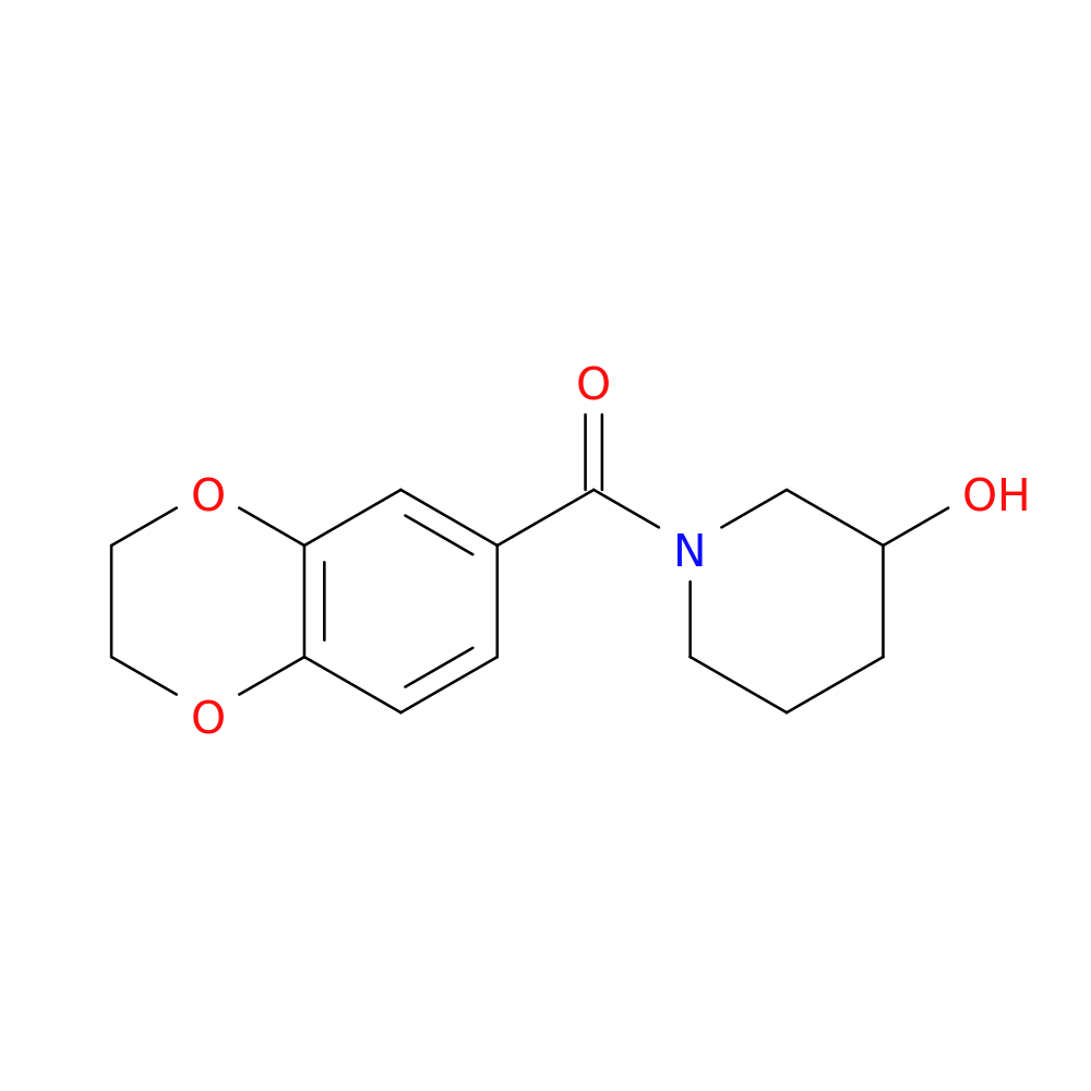 (2,3-DIHYDROBENZO[B][1,4]DIOXIN-6-YL)(3-HYDROXYPIPERIDIN-1-YL)METHANONE
