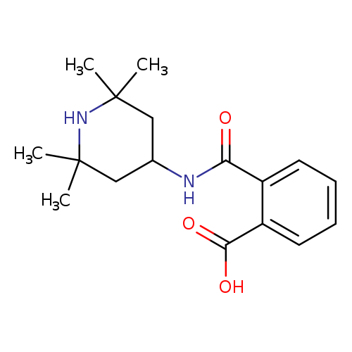 2-(((2,2,6,6-tetramethylpiperidin-4-yl)amino)carbonyl)benzoic acid