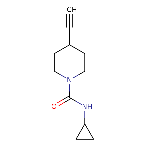 N-cyclopropyl-4-ethynylpiperidine-1-carboxamide