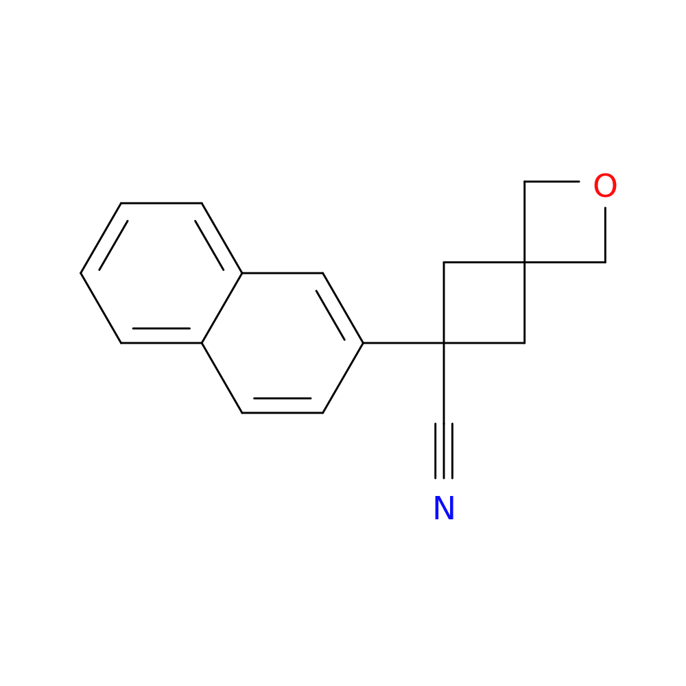 6-(naphthalen-2-yl)-2-oxaspiro[3.3]heptane-6-carbonitrile