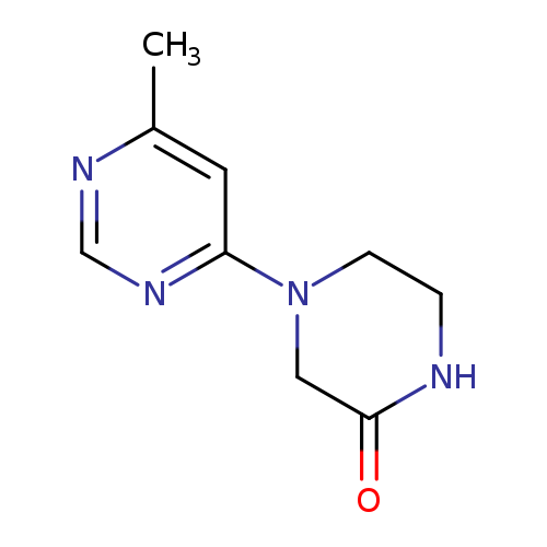 4-(6-methylpyrimidin-4-yl)piperazin-2-one