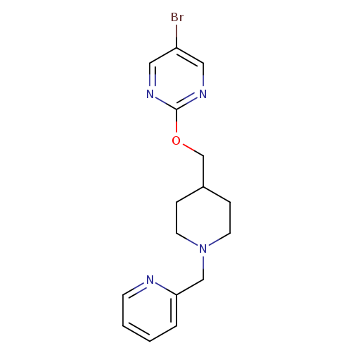 5-bromo-2-({1-[(pyridin-2-yl)methyl]piperidin-4-yl}methoxy)pyrimidine