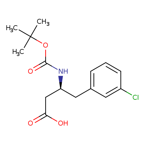 (S)-3-((tert-Butoxycarbonyl)amino)-4-(3-chlorophenyl)butanoic acid
